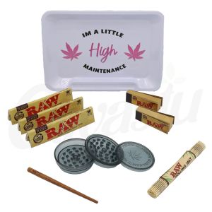 Raw and Wise Skies Rectangle Rolling Tray Gift Set