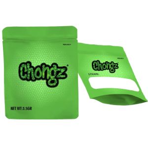 Chongz Green 3.5g Mylar Bags