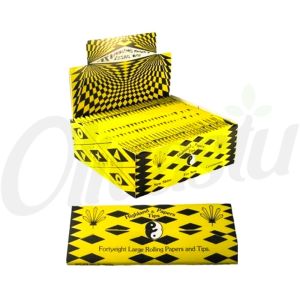 Highland King Size Papers Cosmic Yellow & Black (Box of 30)
