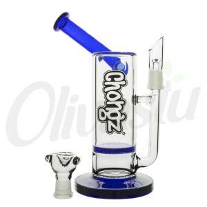 Chongz "Vapor Trail" 22cm Percolator 2 System Glass Bong & Oil Rig