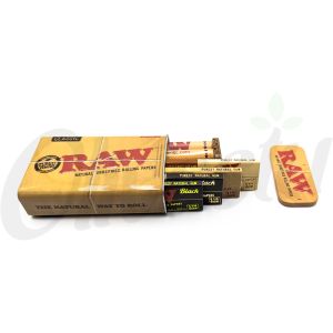 Raw Classic Slide Metal Tobacco Storage Tin Set