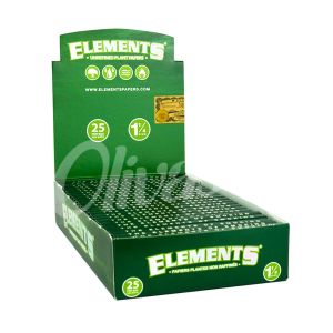 Elements Green 1 1/4" Rolling Papers (Box of 25)