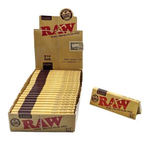RAW Classic 1 1/4" Rolling Papers (Box of 24)