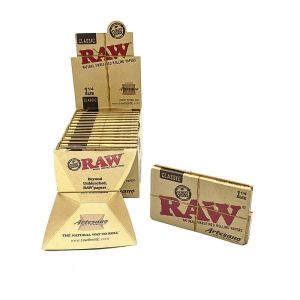RAW Classic Artesano 1 1/4" Rolling - Papers Tips & Tray (Box of 15)