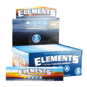 Elements King Size Slim Rolling Papers (Box of 50)