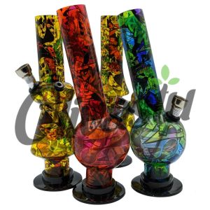 Micro Travel Acrylic Bong - Graffiti Random Colour