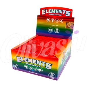 Elements Rainbow King Size Slim Rolling Papers - (Box of 50)