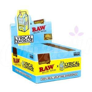 RAW Lyrical Lemonade Flavour King Size Wide Rolling Papers (Box of 50)