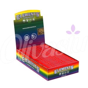 Elements 1 1/4" Rainbow Rolling Papers (Box of 25)