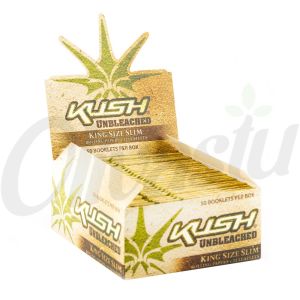 Kush Unbleached King Size Slim Rolling Papers
