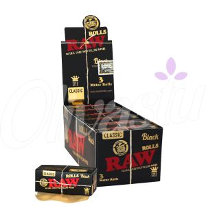 RAW Black King Size Roll - 53mm x 3m
