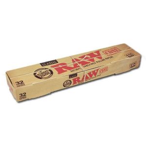 RAW Classic 1 1/4" Size Pre Rolled Cones Mega Pack (32)