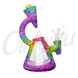 Bounce! Microscope Silicone & Glass Hybrid Bong