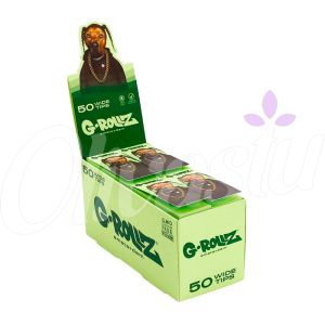 G-Rollz Wide Green Tips - Pets Rock Rap (Box of 24)