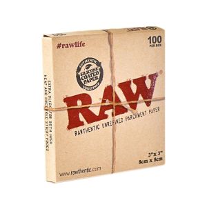 RAW Parchment Squares -100 Sheets