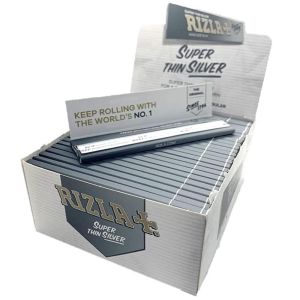 Rizla Silver King Size Slim Rolling Papers (Box of 50)