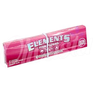 Elements Pink King Size Slim Connoisseur Rolling Papers