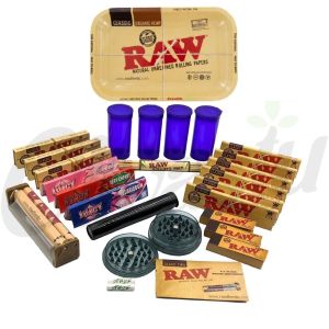 Raw Classic Tray Gift Set - Raw + Juicy Jay + Pop Top + Purize