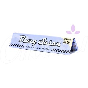 Blazy Susan King Size Slim Rolling Papers - Purple