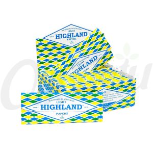 Highland Light Handmade Scottish King Size Rolling Papers & Tips