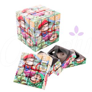 Square Cube Mario & Luigi 4 Part 45mm Metal Grinder