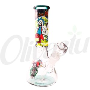 Rick & Morty Glass Water Bong - 23 cm