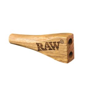 RAW Double Barrel Wooden Cigarette Holder for King Size