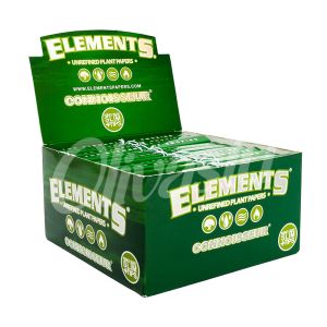 Elements Green Connoisseur King Size Slim Rolling Papers (Box of 24)