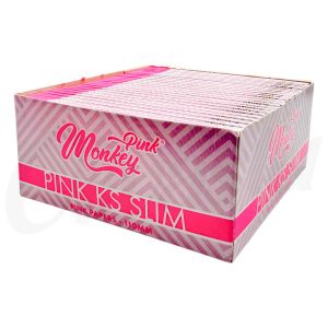 Monkey King Pink King Size Slim Papers Full Box