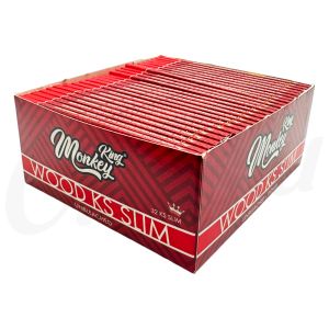 Monkey King Wood King Size Slim Papers Full Box