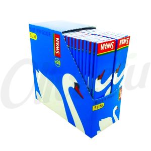 Swan King Size Slim Blue Papers (Box of 50)
