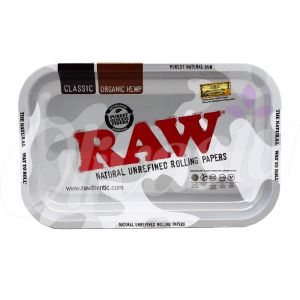 RAW Arctic Camo Small Metal Rolling Tray