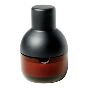 NWTN Home Beacon Smell-Proof Glass Ashtray with Wick Holder Lid