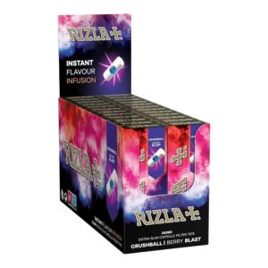 Rizla Berry Blast Crushball Filters Box of 24 | Extra Slim Flavoured Tips