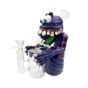 CHONGZ Cookie 25cm Resin & Glass Novelty Monster Bong Waterpipe