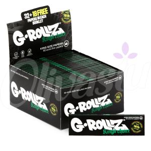G-Rollz King's Choice - King Size Wide Papers - White - (Box of 50)