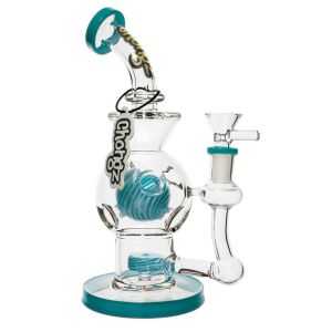 Chongz Glass 24cm Big Balls Double Percolator Bong - Premium UK Glass Bong