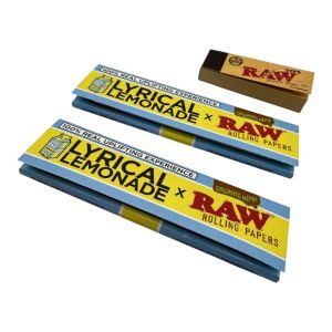 2 x RAW Lyrical Lemonade King Size Wide Papers + RAW Tips Bundle