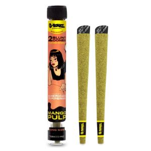 G-Rollz Mango Pulp Terpene Hemp Cones – 2 Pre-Rolled Blunt Wraps