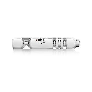 GRAV Upline Taster Clear 9cm Glass One-Hitter Pipe with Ash Catcher