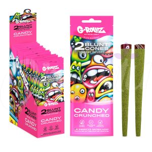 G-Rollz Candy Crunched Hemp Blunt Wraps - Pre Rolled Terpene Cones