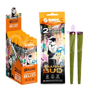 G-Rollz Pre-Rolled Hemp Blunt Wraps - Orange Bud - 2 Pack
