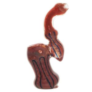 6 Inch Willy B Bubbler Random Colour Glass Smoking Pipe