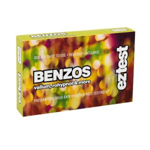 EZ Test Benzodiazepine Detection Kit - Fast Acting Pill Tester - Drug Test Kit for Research