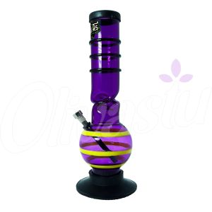 Kiick As Acrylic Bong Ice Pinch - Neon Spiral - 30cm