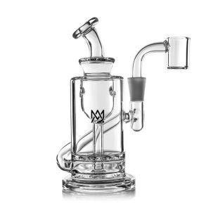 MJ Arsenal URSA 13cm Glass Incycler Mini Dab Rig with Quartz Bucket