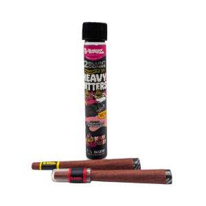 G-Rollz Heavy Hitter 1 1/4" Blunt with Glass Tip - Berry Cheese