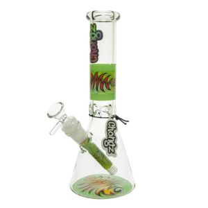 Chongz Glass Freak Scene 25cm Beaker Bong - 5mm Thick Glass Waterpipe