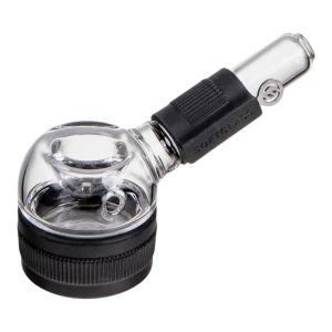 SoftGlass Core Glass & Silicone Hand Pipe with Bowl Cap & Tool