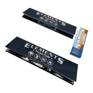 2 x Elements Phantom King Size Wide Papers + 1 x Elements Tips Bundle